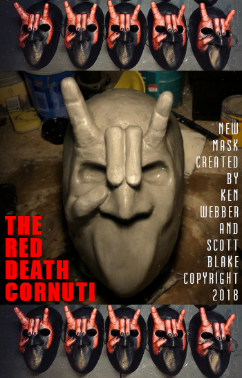 The Red Death Cornuti mask